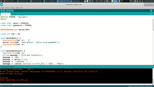 Un premier serveur web pour l'ESP8266