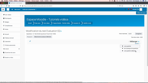 Moodle - 06 - Activité Test - Ajout des questions