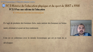 IV.3 Histoire de l’éducation physique et du sport de 1887 à 1918