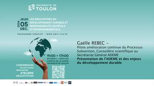 DDRSE 2024 - Gaëlle REBEC - Présentation de l’ADEME et des enjeux du développement durable
