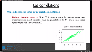 Introduction aux corrélations et régressions linéaires (TD5 - L2 STAPS)