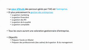 Présentation des parcours L3