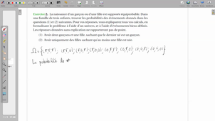 Corrigé Exercice 2 - Contrôle continu commun L1 SV - Probabilités (RAMB21) - Avril 2023