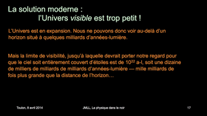 La physique dans le noir