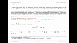 L1Eco - Mathématiques Appliquées 2 - Chap 1 -5