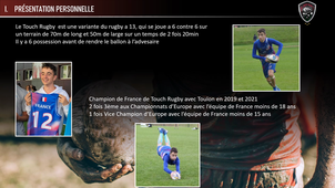 Diaporama Commenté LUCAS GUEGAN G27 STAGE 2022/2023 semestre 3