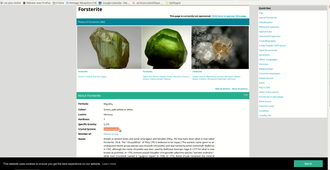 Utilisation de Mindat en sciences de la Terre