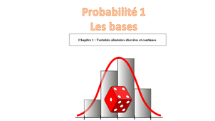 Probabilité 1 : Les bases - document pdf joint
