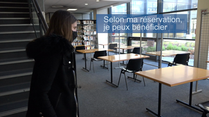 Les BU sont ouvertes sur réservation