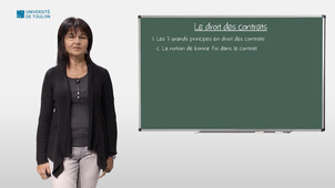 Les grands principes Droit des contrats