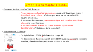 Vidéo 16 : Suite et fin du cours sur les EDLCC du 1er ordre.
