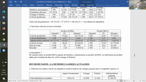 Comptabilité de gestion, Pensel, 24-11-2020