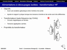 Alimentation à découpage