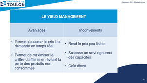 Marketing S3 - Chapitre 2 - II. Prix différencié