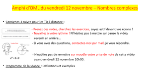 Amphi du 12 novembre