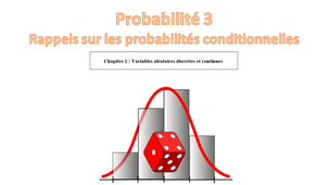 Probabilité 3 : cours et exemples sur les probabilités conditionnelles