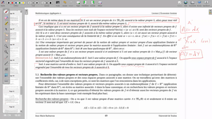 Mathématiques Appliquées 4 - chapitre 5 - partie 1