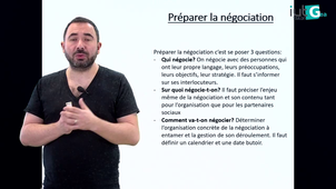Les stratégies et préparation de la  négociation d’un accord
