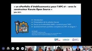 Présentation ePortfolio Karuta par E. Giraudin