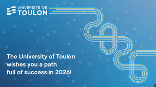 The Univervsity of Toulon wishes you a path full of succes in 2026