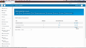 Moodle - Gestion des participants dans votre espace de cours