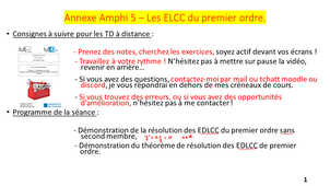 Vidéo 14-annexe : Amphi 5 de maths - Equations différentelles du premier ordre