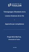 Témoignages des étudiants Licence Science de la Vie - Approche par compétence