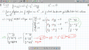 L1ECO_TD4_exercice_4_9 (Point critiques - Hessienne - Extrema)
