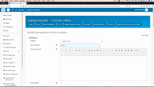 Moodle - 03 - Activité Test - Question à choix unique