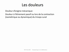 Traumatologie du sport: la course à pied partie 1