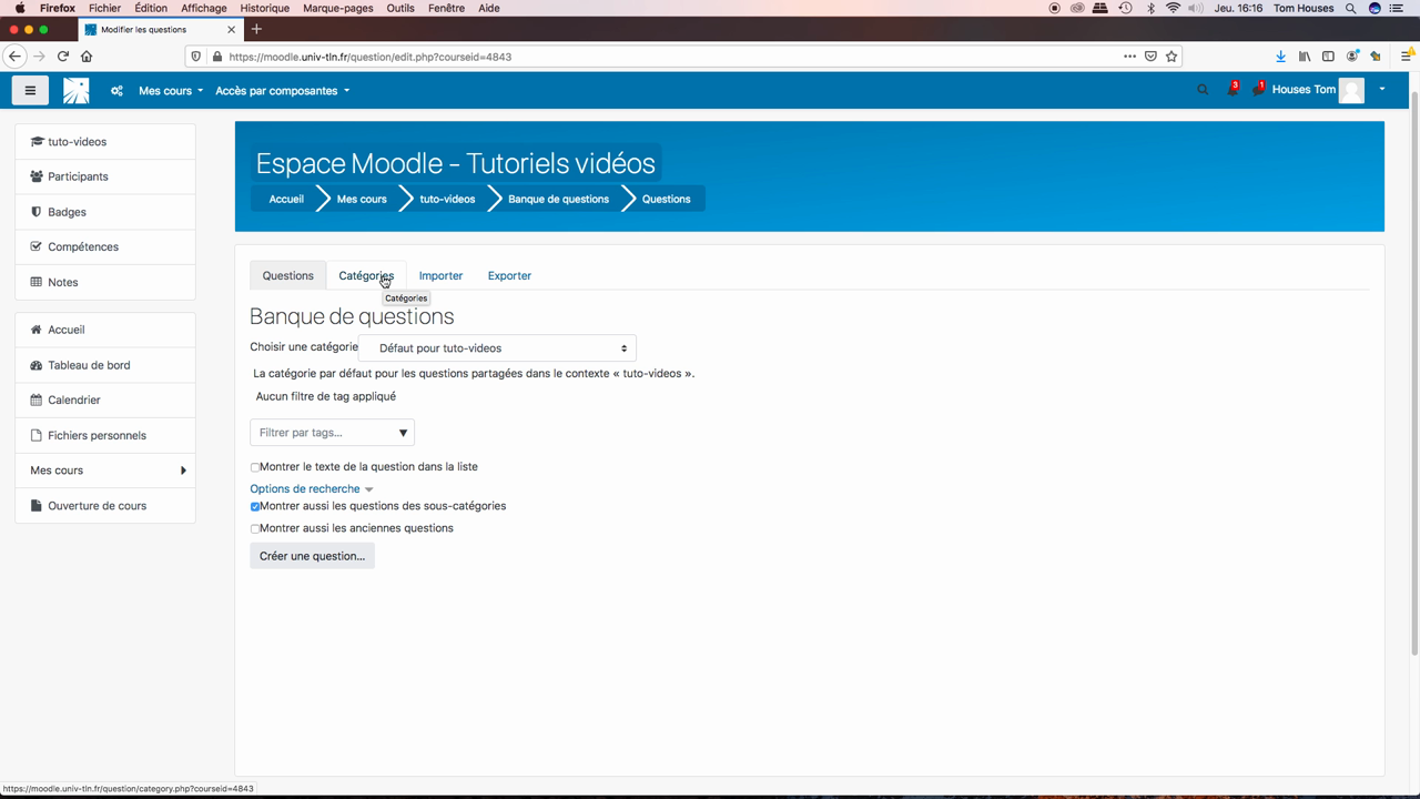 Voir la liste de lecture « Tutoriels QCM Mood… »