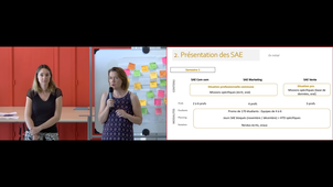 JIP 2023 : Retour d’expérience dans le cadre de l’approche par compétences, des SAE sur les collaborations équipe pédagogique et entre les étudiants.