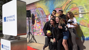 Lena, en service civique au service social et à la mission handicap