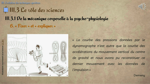 III.3 Le rôle des sciences dans les techniques sportives