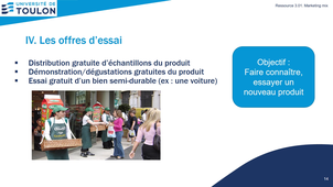 Marketing S3 - Chapitre 4 - III. et IV. Jeux et offre d'essai