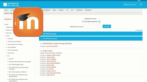 Enseignement numérique : Moodle à l'IUT de TOULON