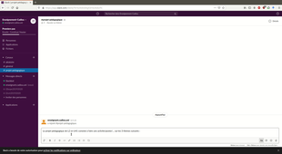 Utilisation de Slack