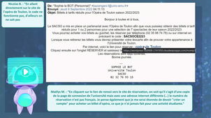 Sécurité informatique : Exemple de phishing