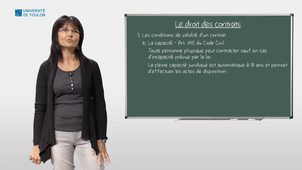 Condition de validité La capacité