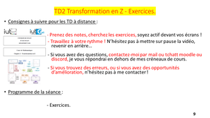 TD2 : Transformation en Z partie 2/2