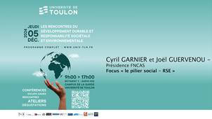 DDRSE 2024 -  Cyril GARNIER et Joël GUERVENOU - « le pilier social - RSE »