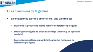 Marketing S2- Chapitre 2 - La gamme - Vidéo 1