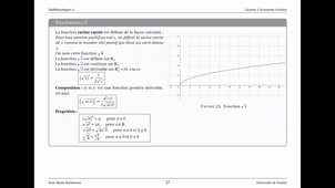 Cours Mathématiques 1  - Chapitre 3 - Part 7 - et Chapitre 4