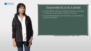 Chapitre 5 : La responsabilité civile et pénale - Introduction