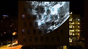 AREA DIVERSION - déambulation chorégraphique et mapping vidéo à Toulon avec la Ridzcie, le mardi 28 mars 2017.