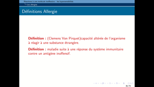 B67- Immunologie 2 - chapitre 3 - les hypersensibilités début
