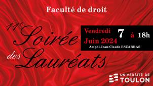 11e Soirée de Lauréats de la faculté de Droit
